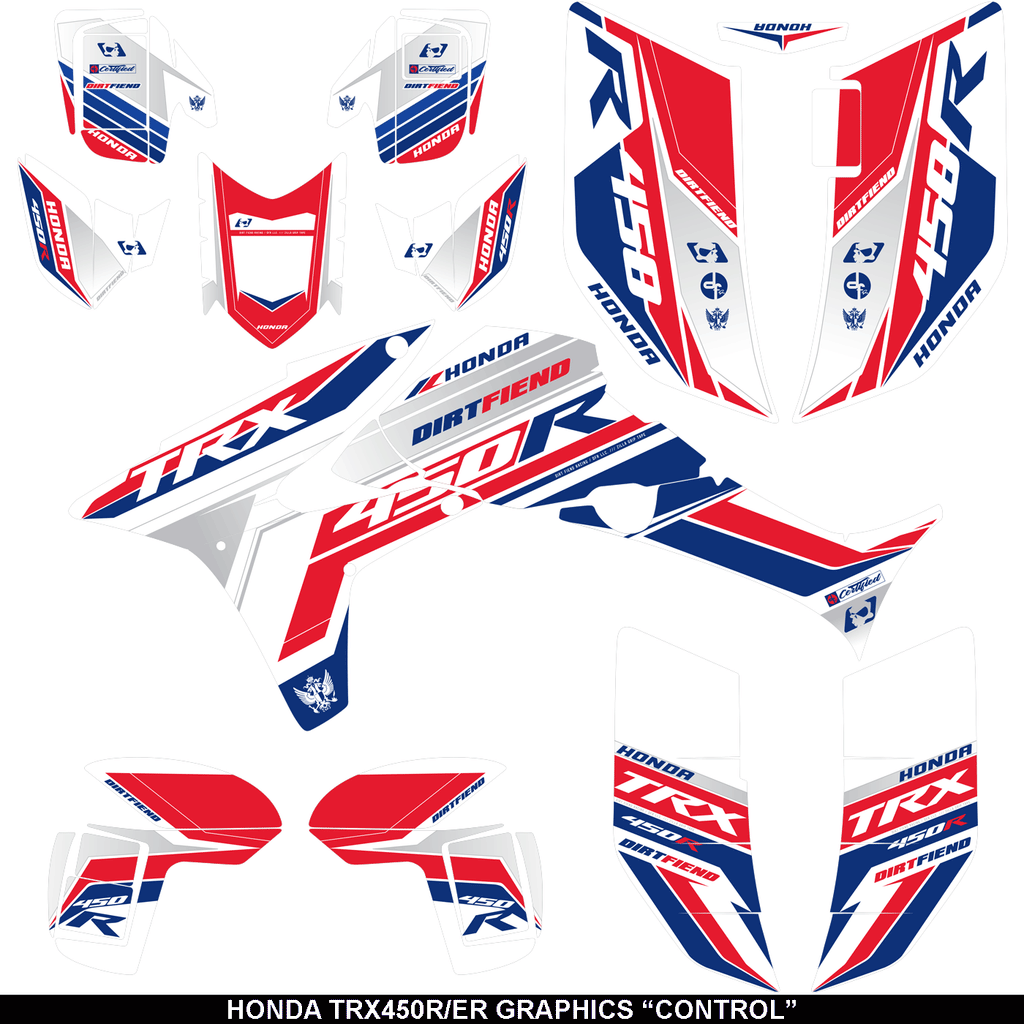 TRX450R GRAPHICS "CONTROL KIT"