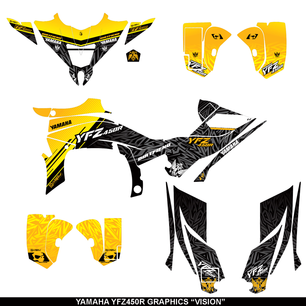 YFZ450R GRAPHICS "VISION"