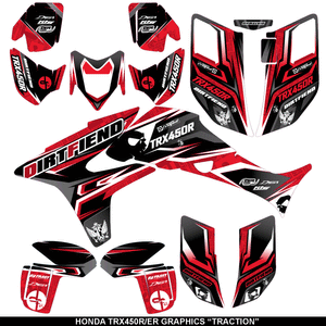 TRX450R GRAPHICS "TRACTION"